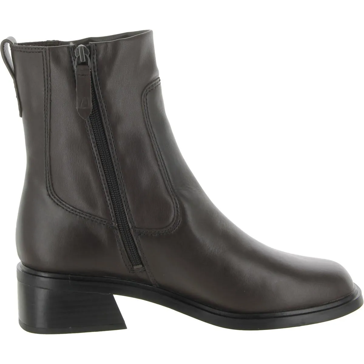 Gracelyn Womens Leather Square Toe Ankle Boots