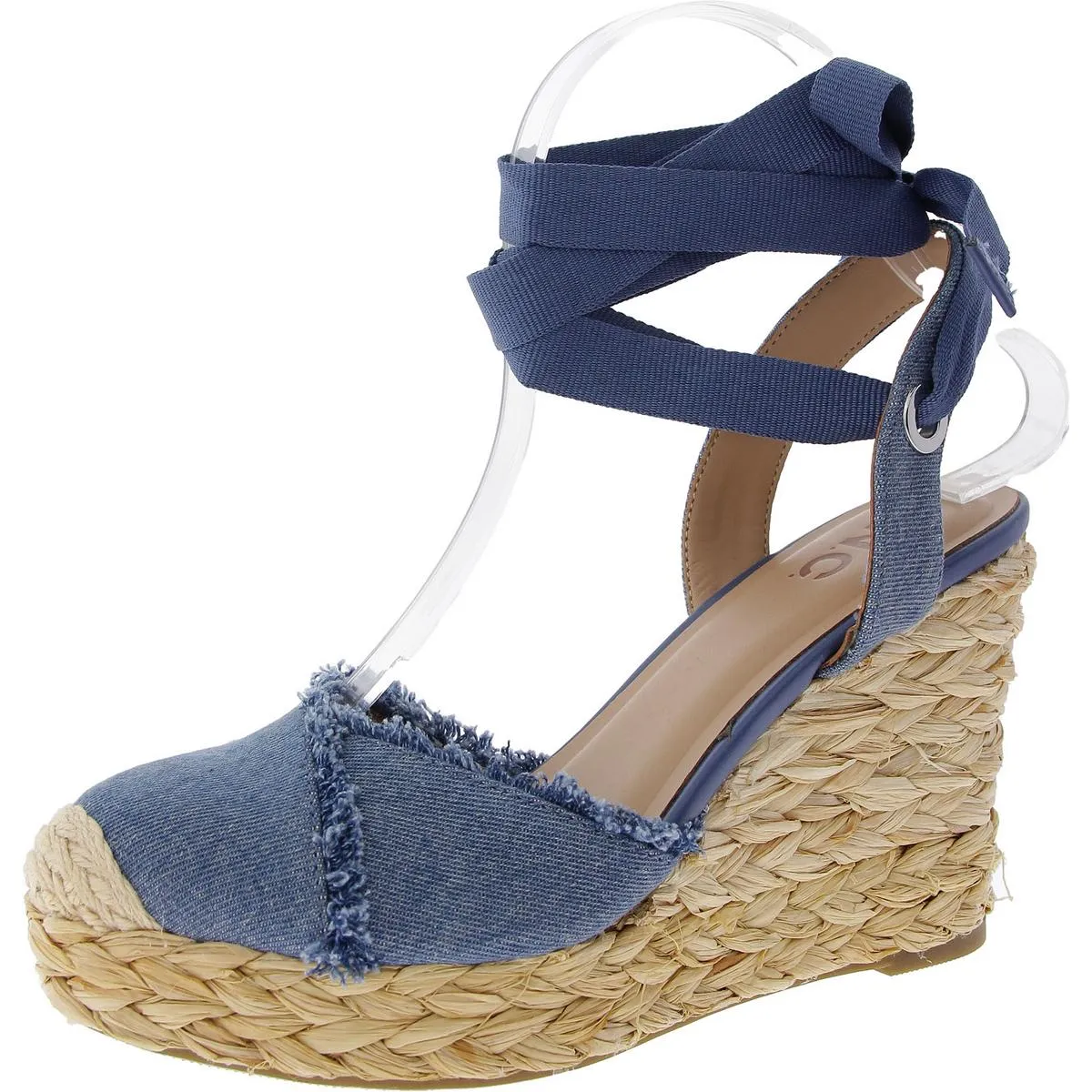 Moniquee Womens Wedges Closed Toe Ankle Strap